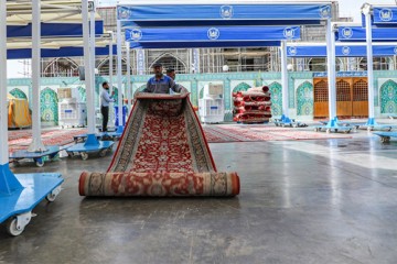 کربلای معلی آماده میزبانی از زائران عرفه می‌شود / تصویر