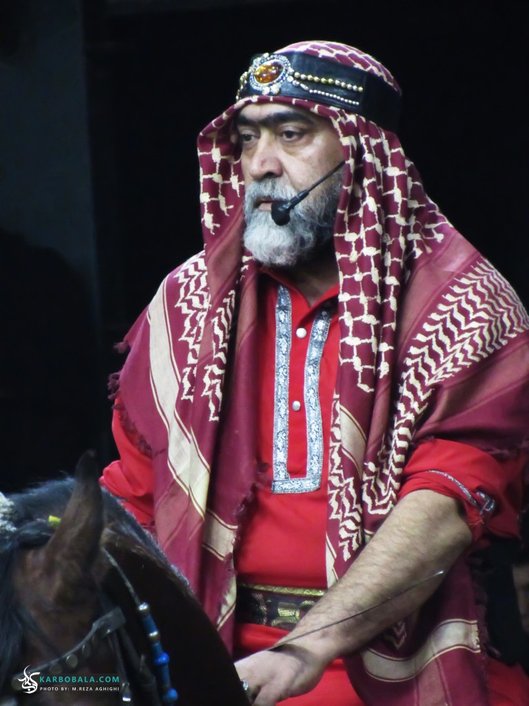 عمر سعد در نمایش تاریخی شب های محرم