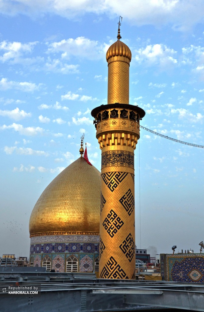 گنبد حرم حضرت عباس علیه السلام