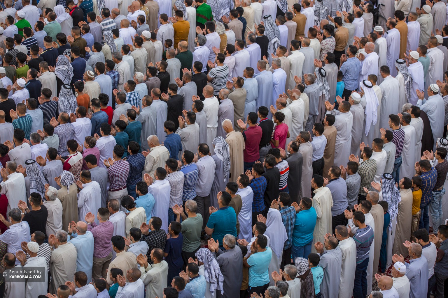 برگزاری نماز عید سعید فطر در کربلا معلی