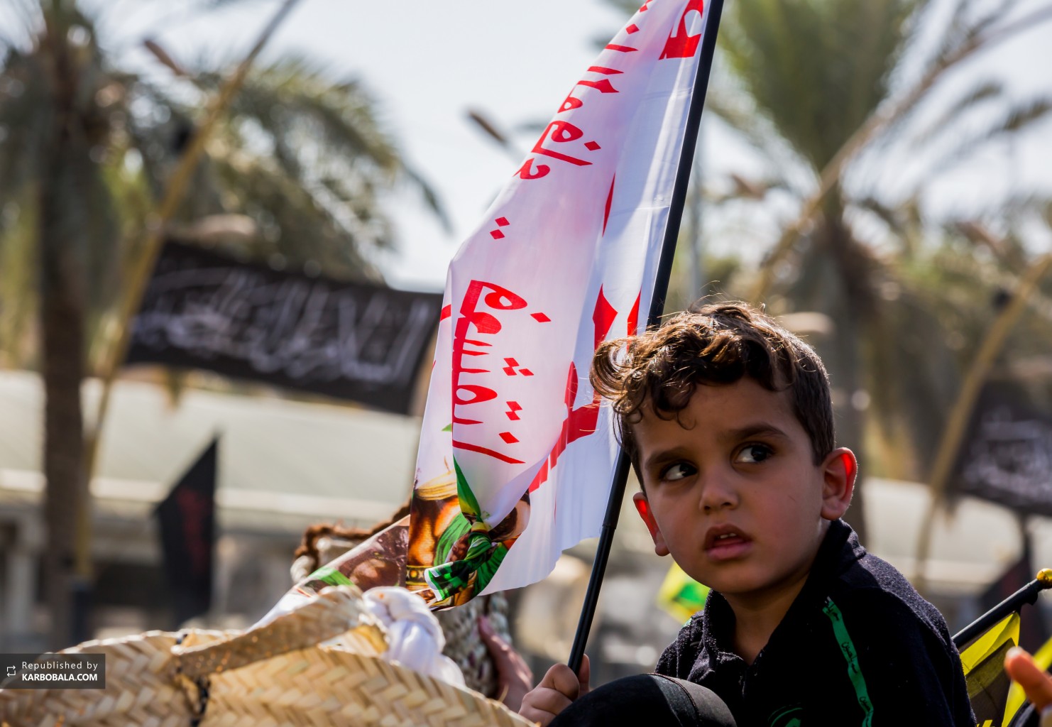 کودک پاک حسینی، پرچم دار عزای سیدالشهدا علیه‌السلام