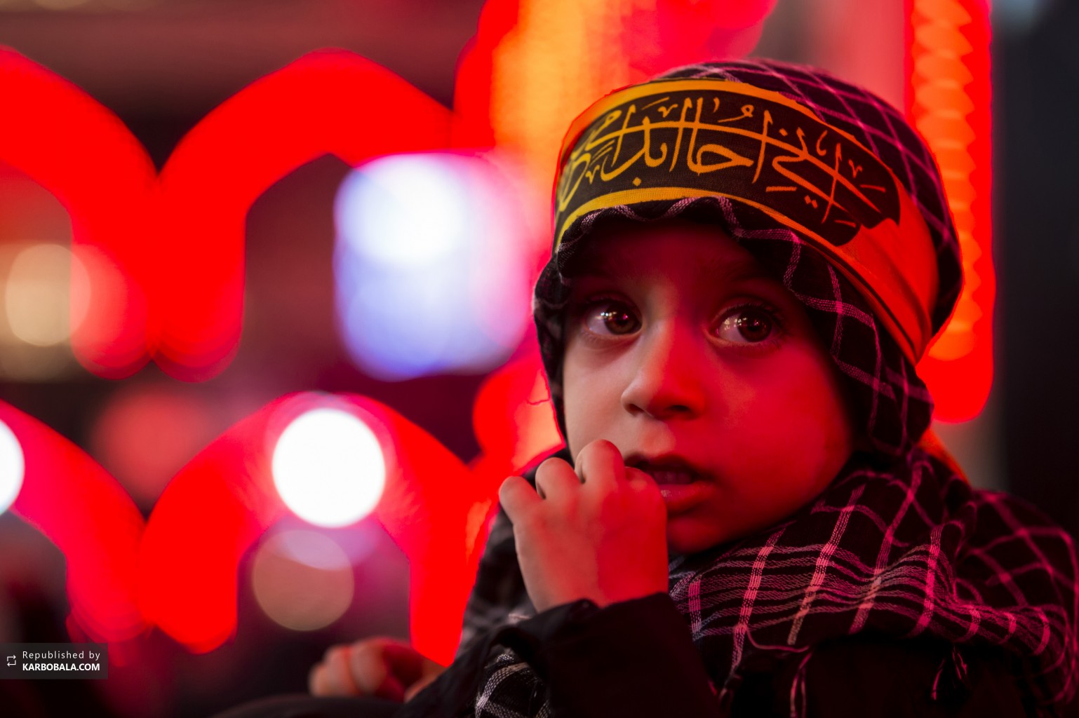 کودک پاک حسینی در کربلای معلی