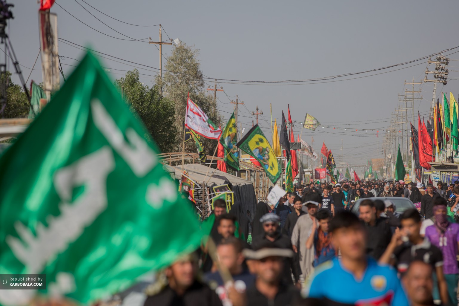 شیعیان حسینی در بزرگترین راه‌پیمایی