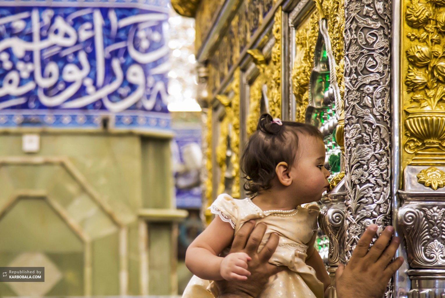 کودک پاک حسینی در بهشت روی زمین