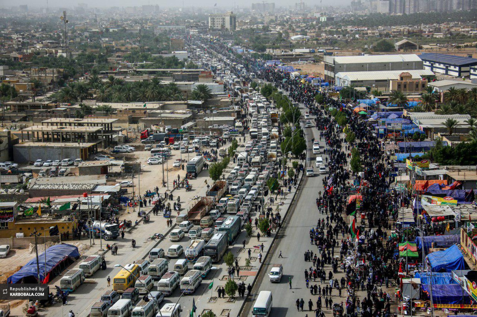 برگزاری مراسم باشکوه اربعین در کشور عراق