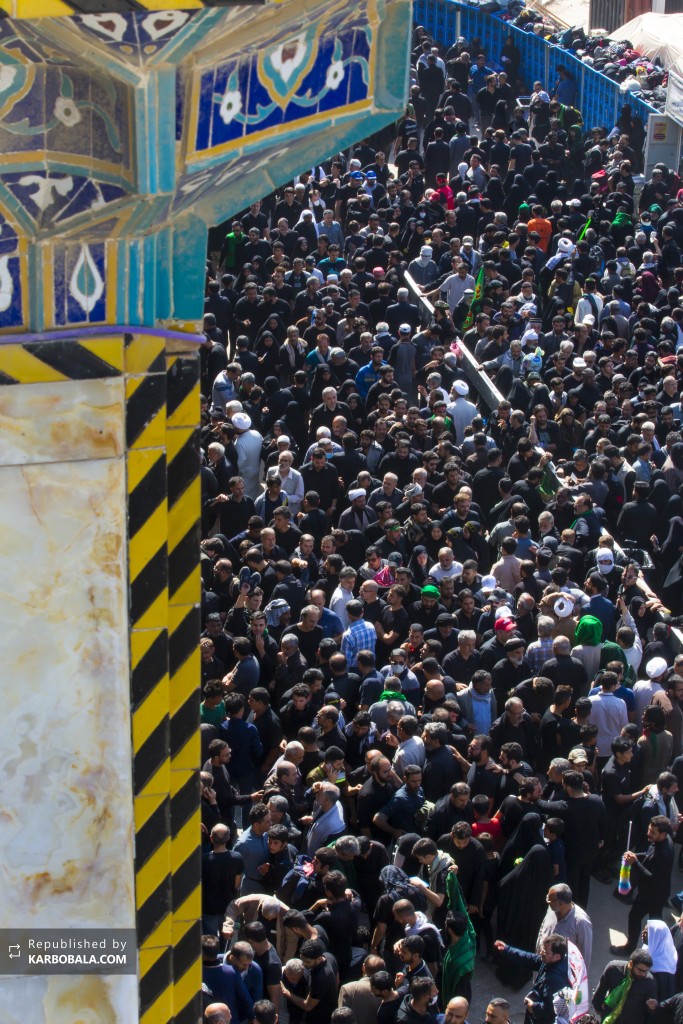 بین‌الحرمین میزبان زوار حسینی در روز اربعین