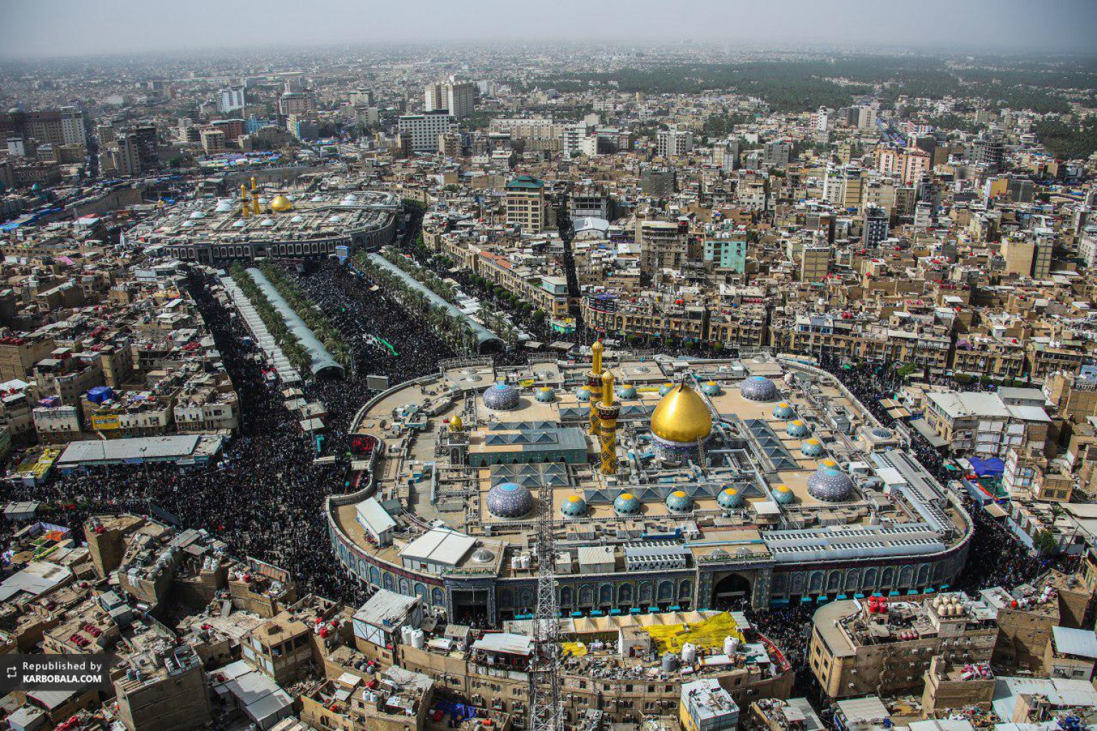خیل جمعیت عظیم شیعیان در گردهمایی بزرگ اربعین حسینی