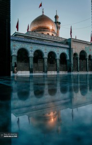 هوای بارانی و حرم حضرت زینب (س)