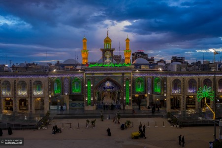 حیاط کرببلای تو برتر از عرشِ برین ...